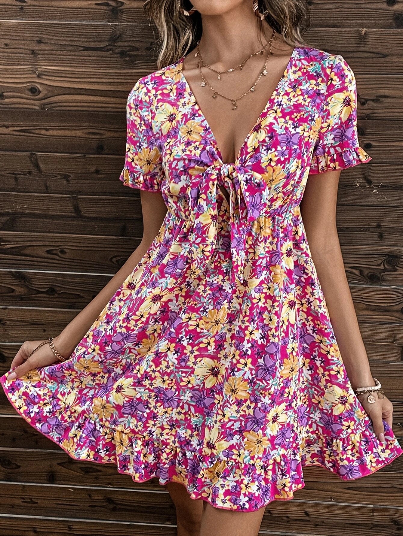Boho Dress - All Over Floral