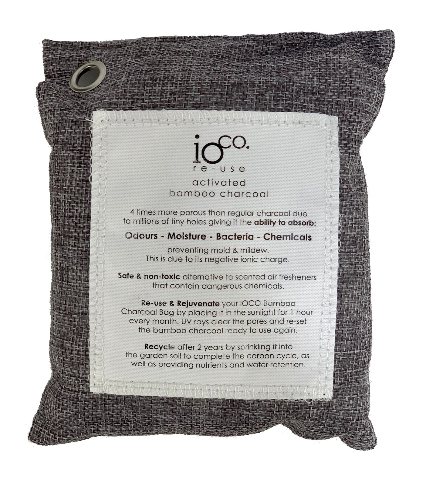 Bamboo Charcoal Sachet - Reusable