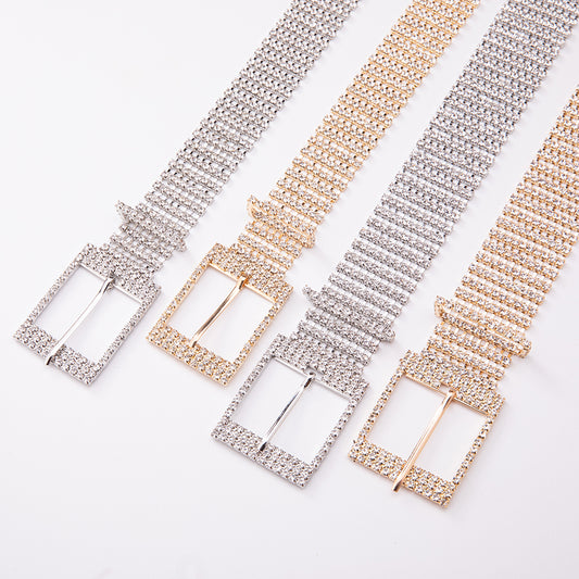 BLING Diamante Waist Belt