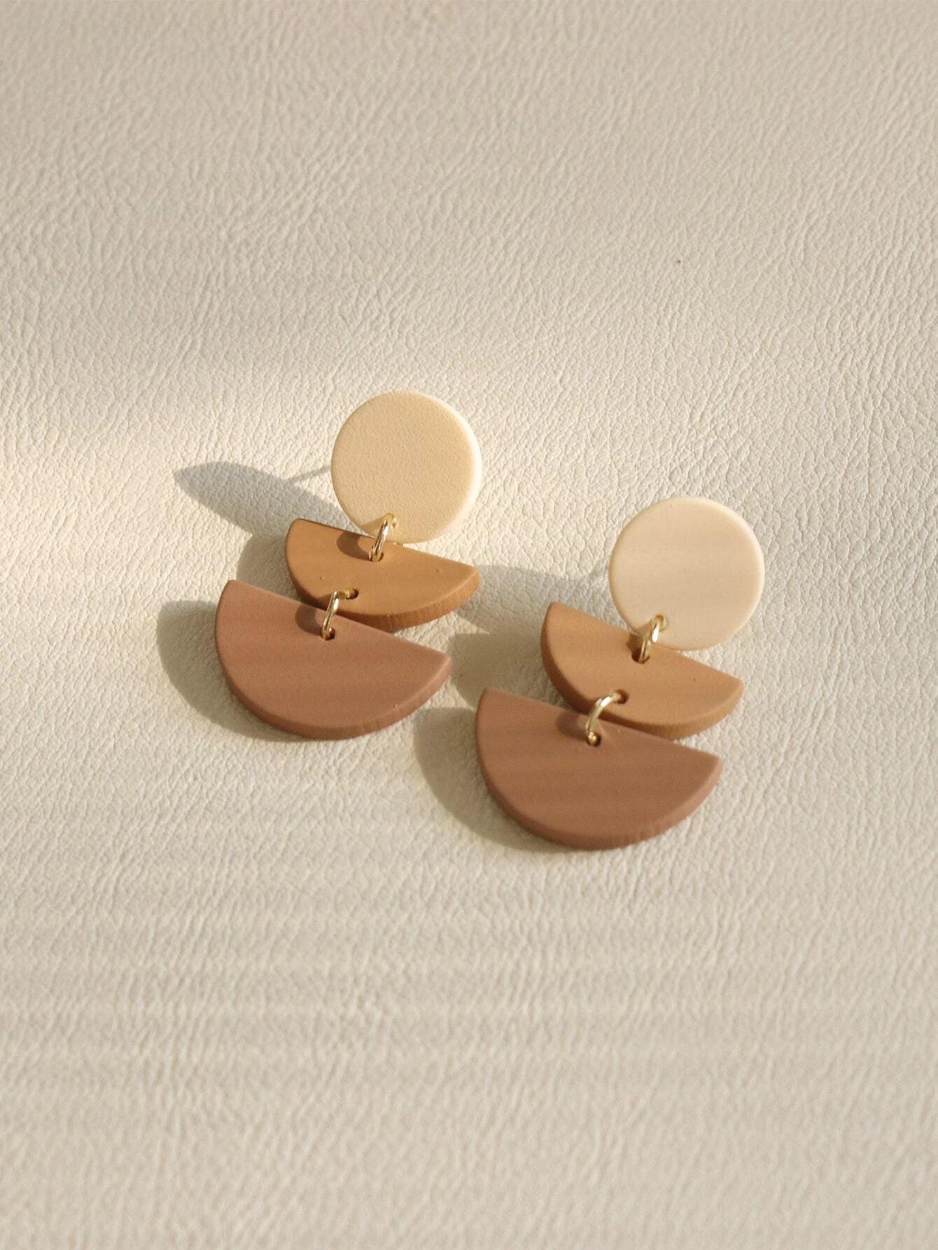 Earrings - Colour Block Drop Assorted Colours