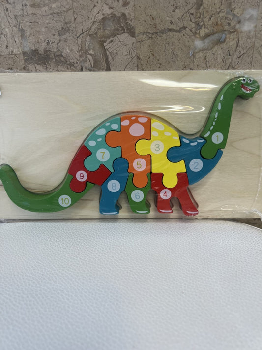 Toys - Montessori Wooden Puzzles Assorted Animals