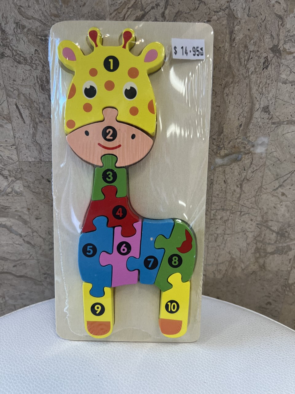 Toys - Montessori Wooden Puzzles Assorted Animals