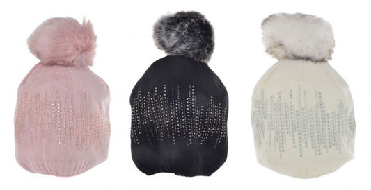 Ladies-crystal-beanies