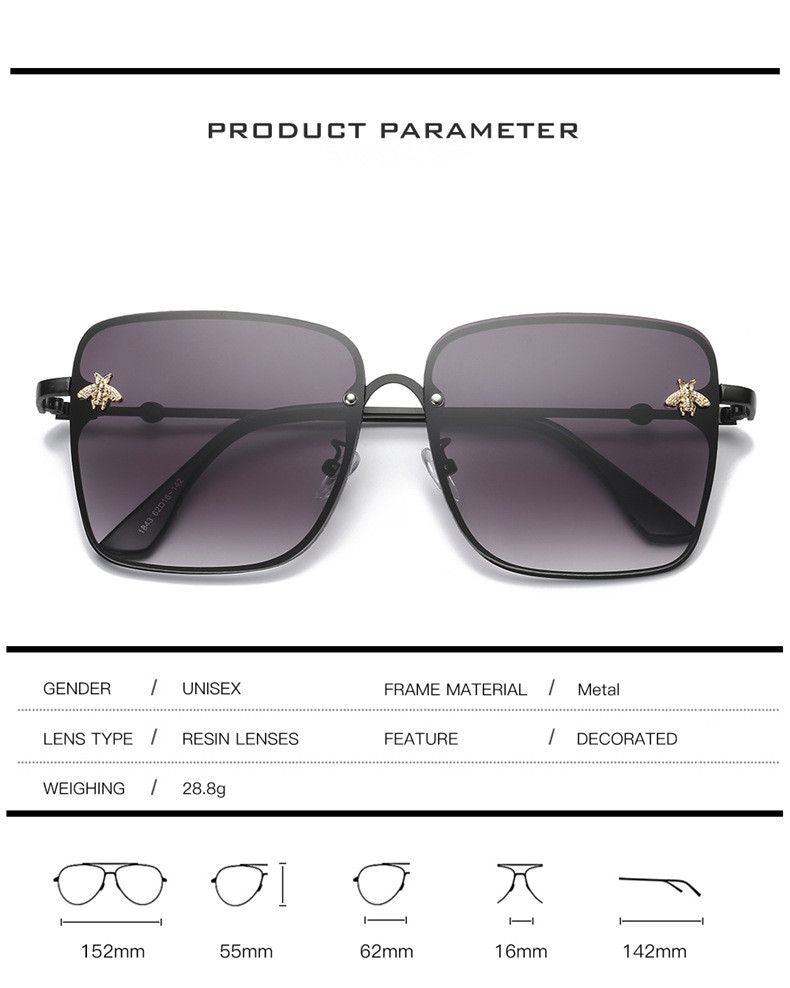 Luxury Sunglasses Retro Gradient Shades
