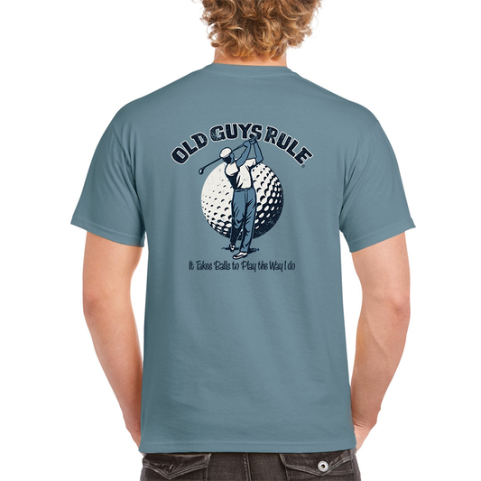 Old Guys Rule - It Takes Balls, Short Sleeve T-shirt