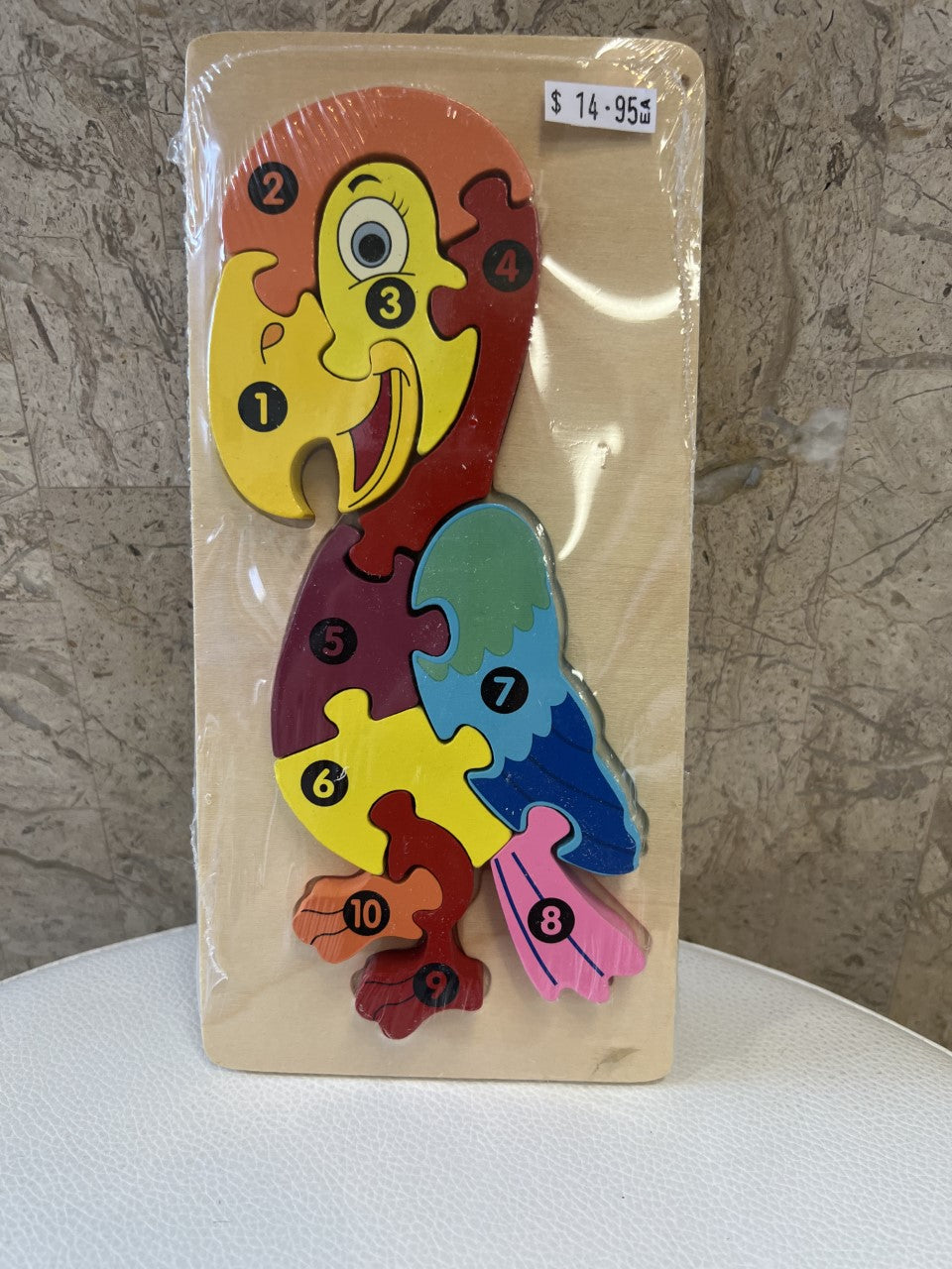 Toys - Montessori Wooden Puzzles Assorted Animals