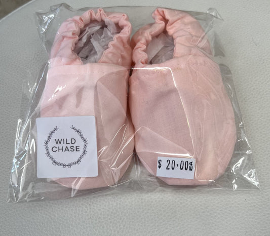 Baby 100% Handmade Cotton Pull On Espadrilles - Array of Colours