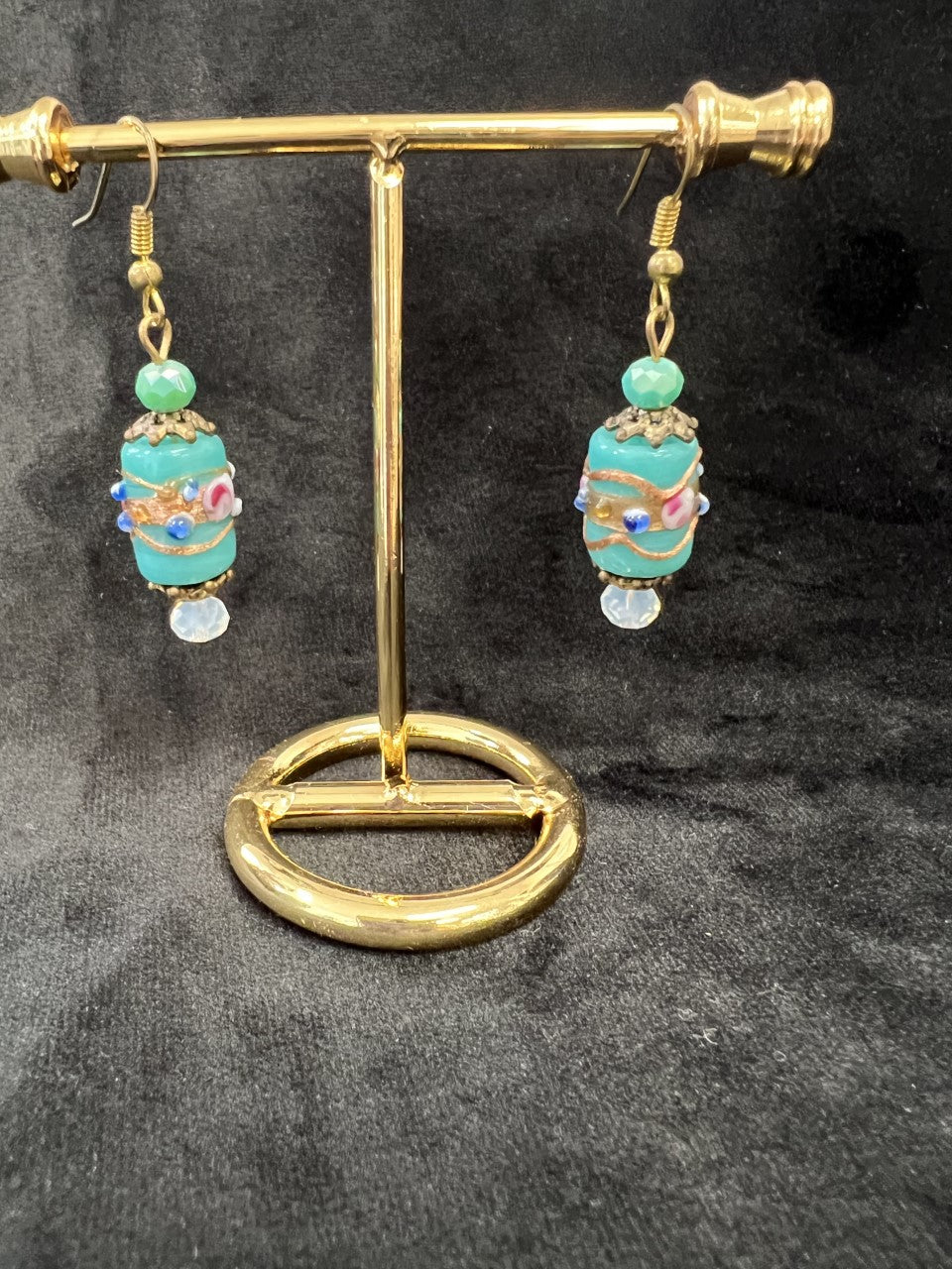 Bridgerton Jewellery Beautiful Handmade Semi Precious Earrings - Assorted Colours