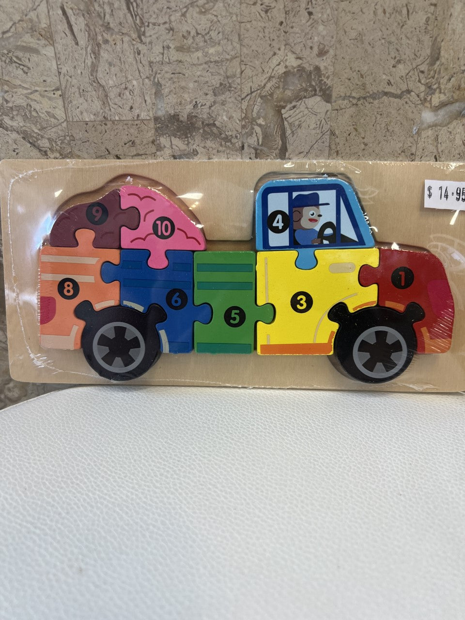 Toys - Montessori Wooden Puzzles Assorted Animals