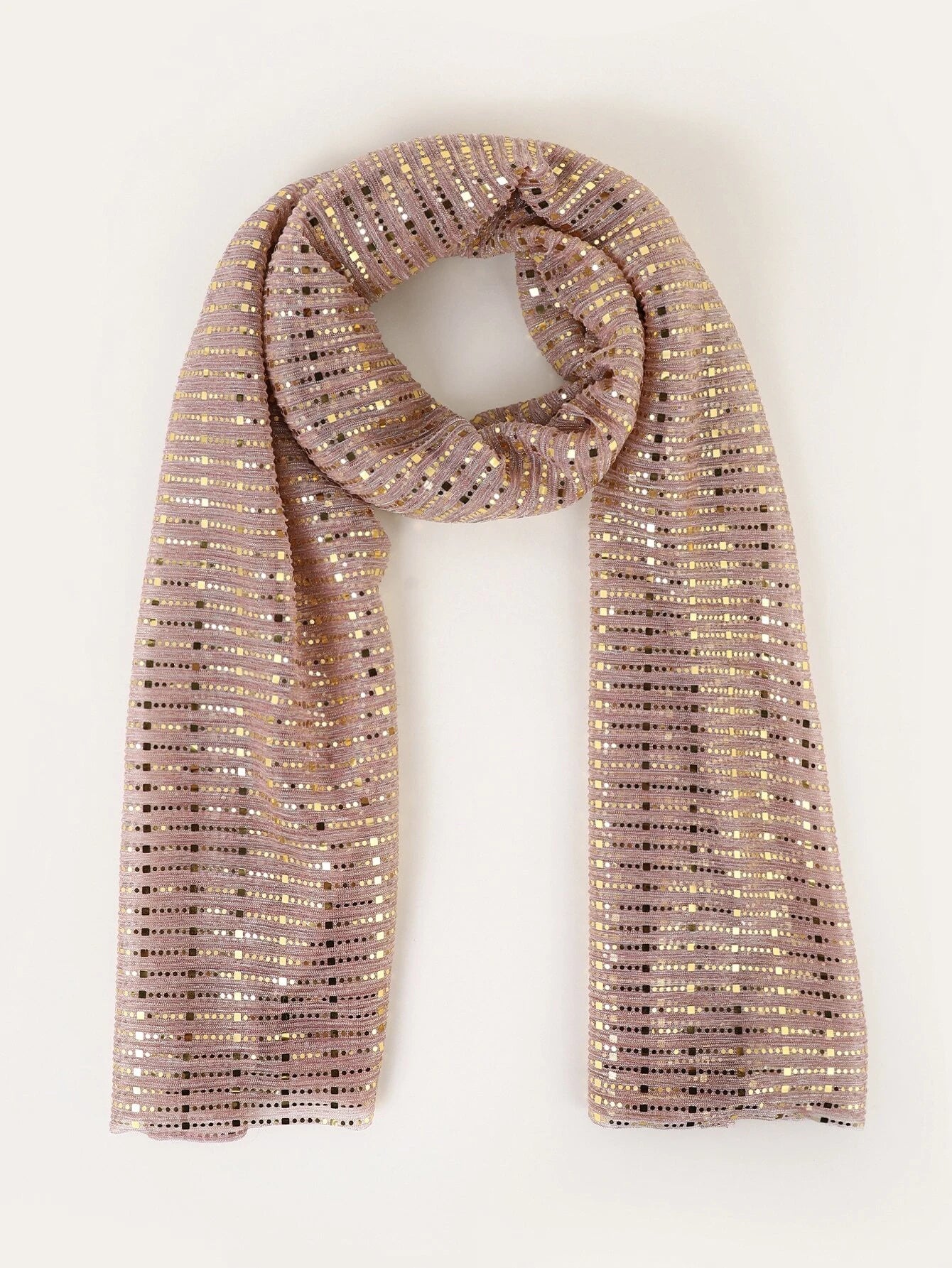 Gold sequin best sale scarf