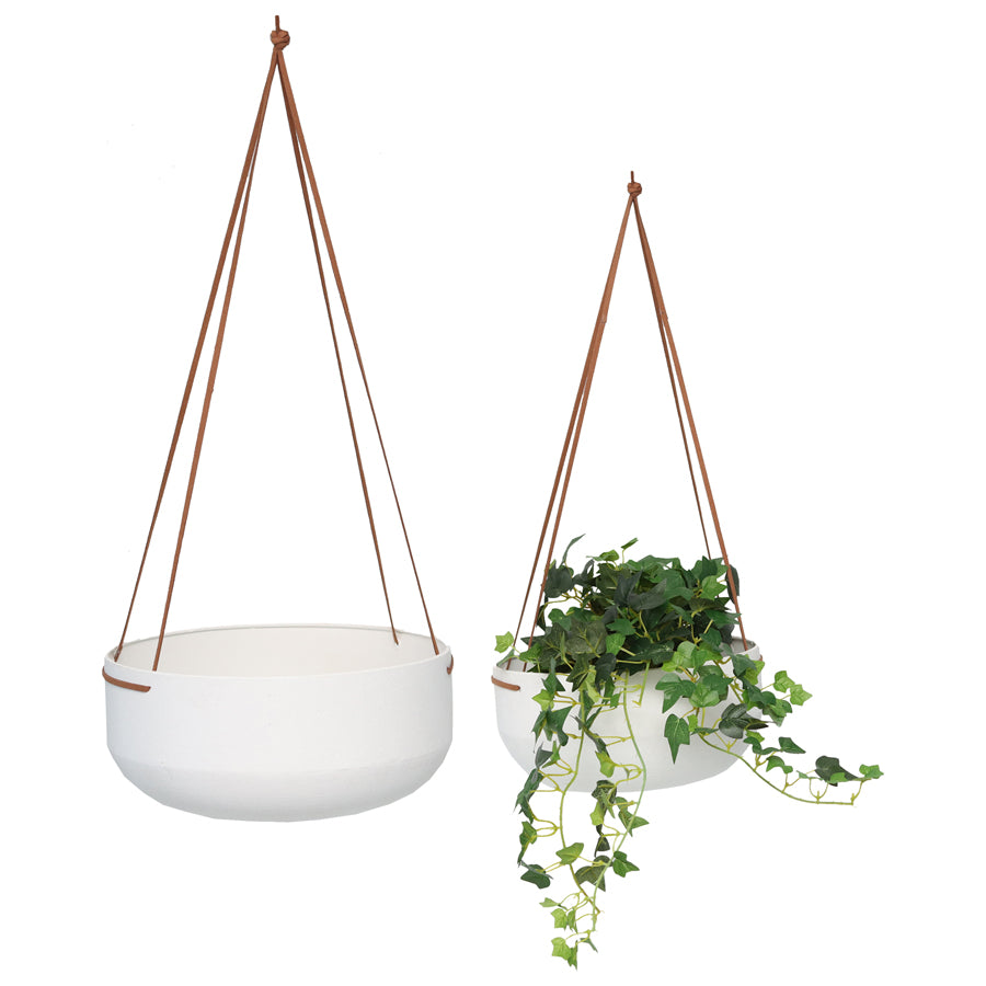 Hanging - Set of 2 Nested Contemporary Hanging Pots