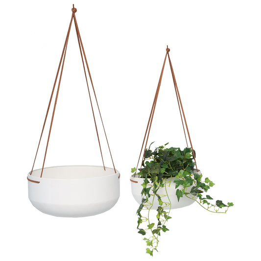 Hanging - Set of 2 Nested Contemporary Hanging Pots