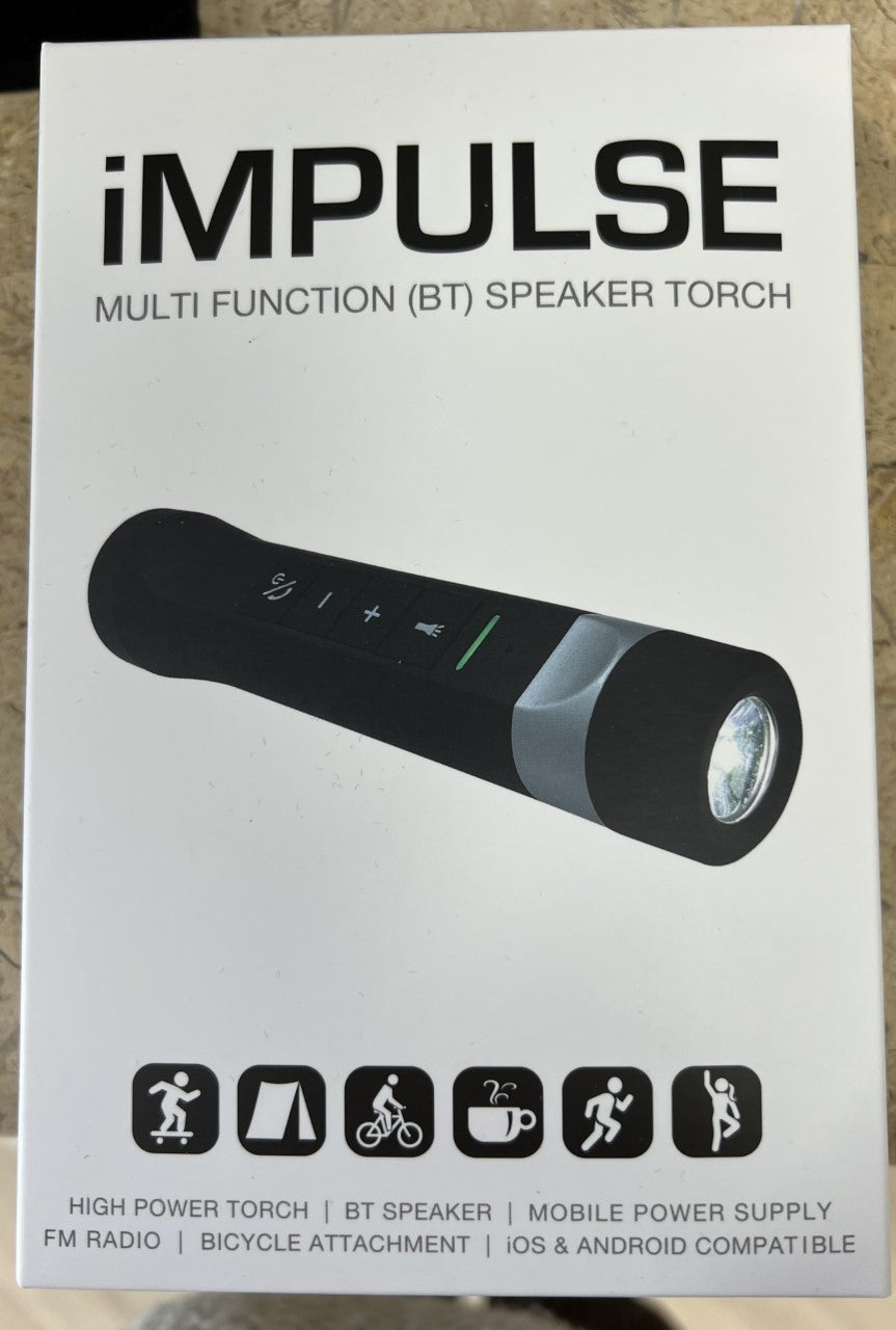 IMPULSE Multi Functional (BT) Speaker Torch