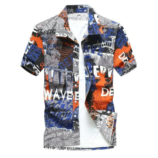 Urban Waves Blue Mahalo Shirt