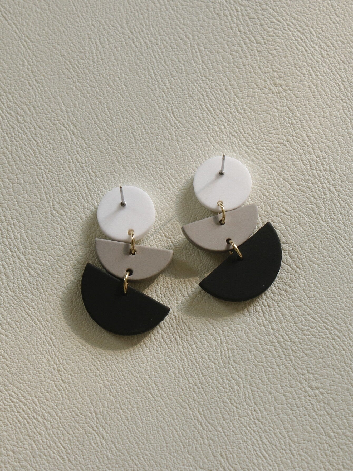 Earrings - Colour Block Drop Assorted Colours