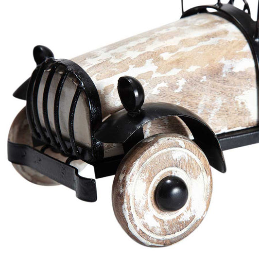 Collectibles - Handcrafted Mangowood/Metal Vintage Car