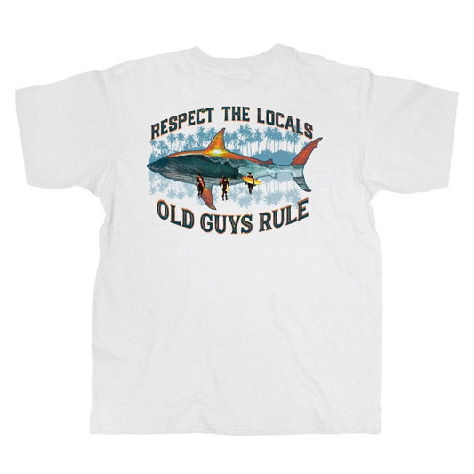 Old Guys Rule - Respect the Locals, Short Sleeve T-shirt