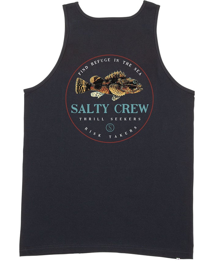 SALTY CREW ~ BOTTOM FEEDER Tank - Navy