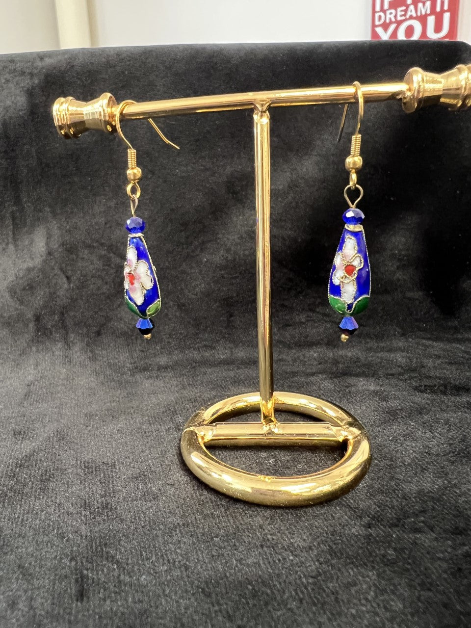 Beautiful Handmade Semi Precious Earrings - Assorted Colours