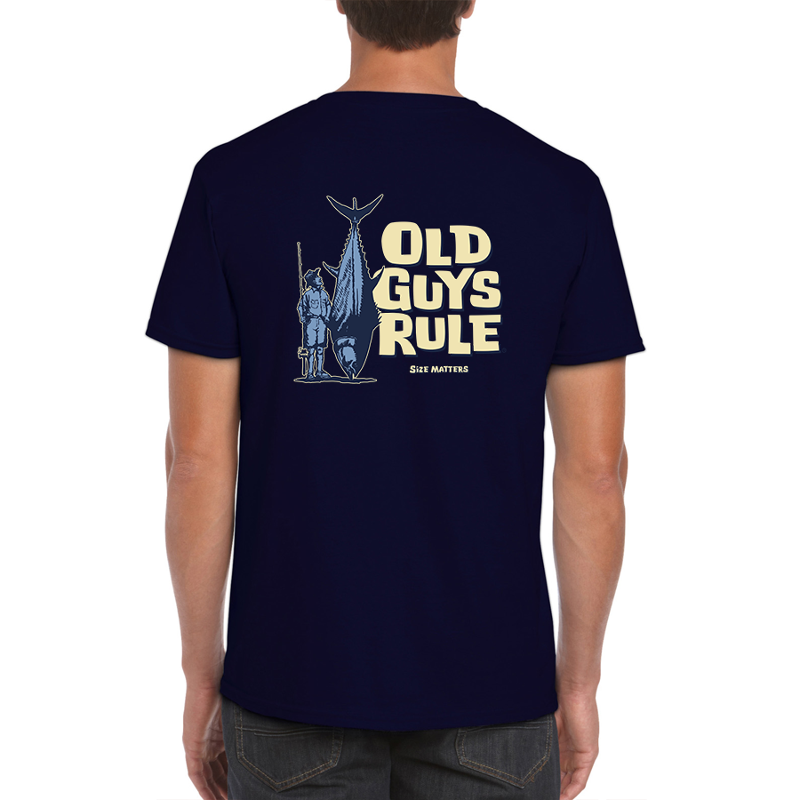 Old Guys Rule - Size Matters, Short Sleeve T-shirt