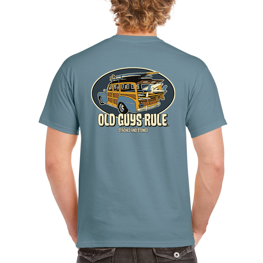 Old Guys Rule - Stacked and Stocked, Short Sleeve T-shirt