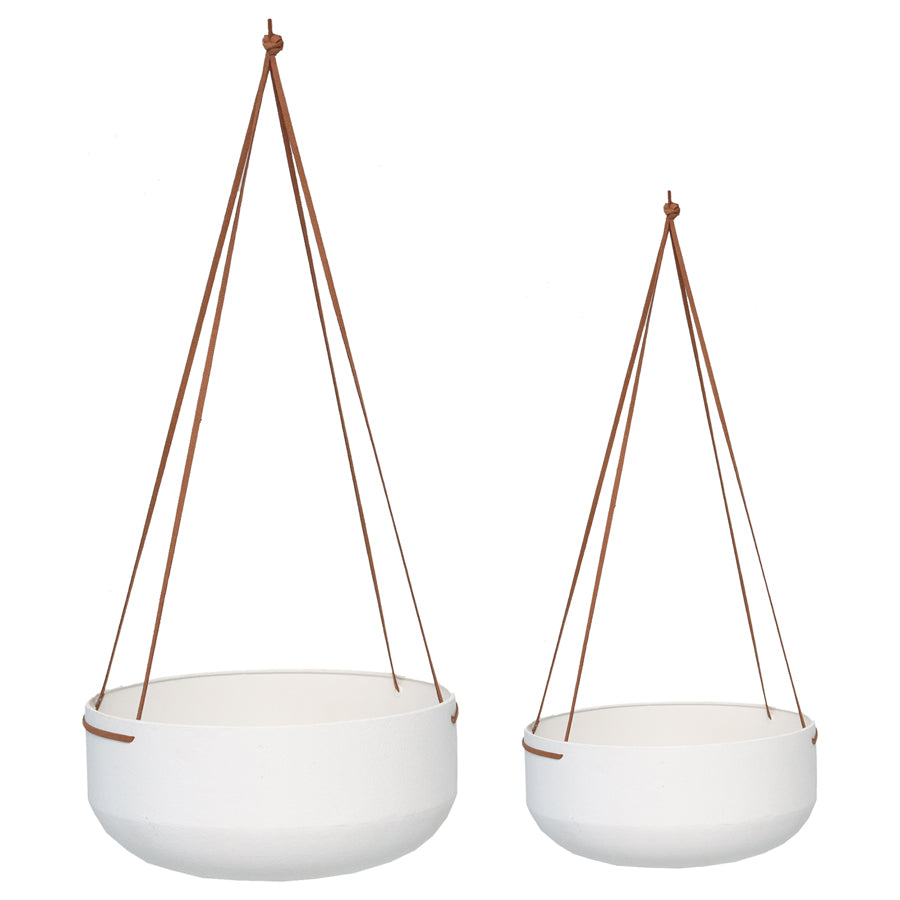 Hanging - Set of 2 Nested Contemporary Hanging Pots