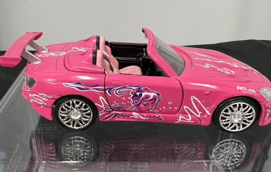 Collectible - Fast and Furious Suki's Honda S2000 diecast model road car PINK