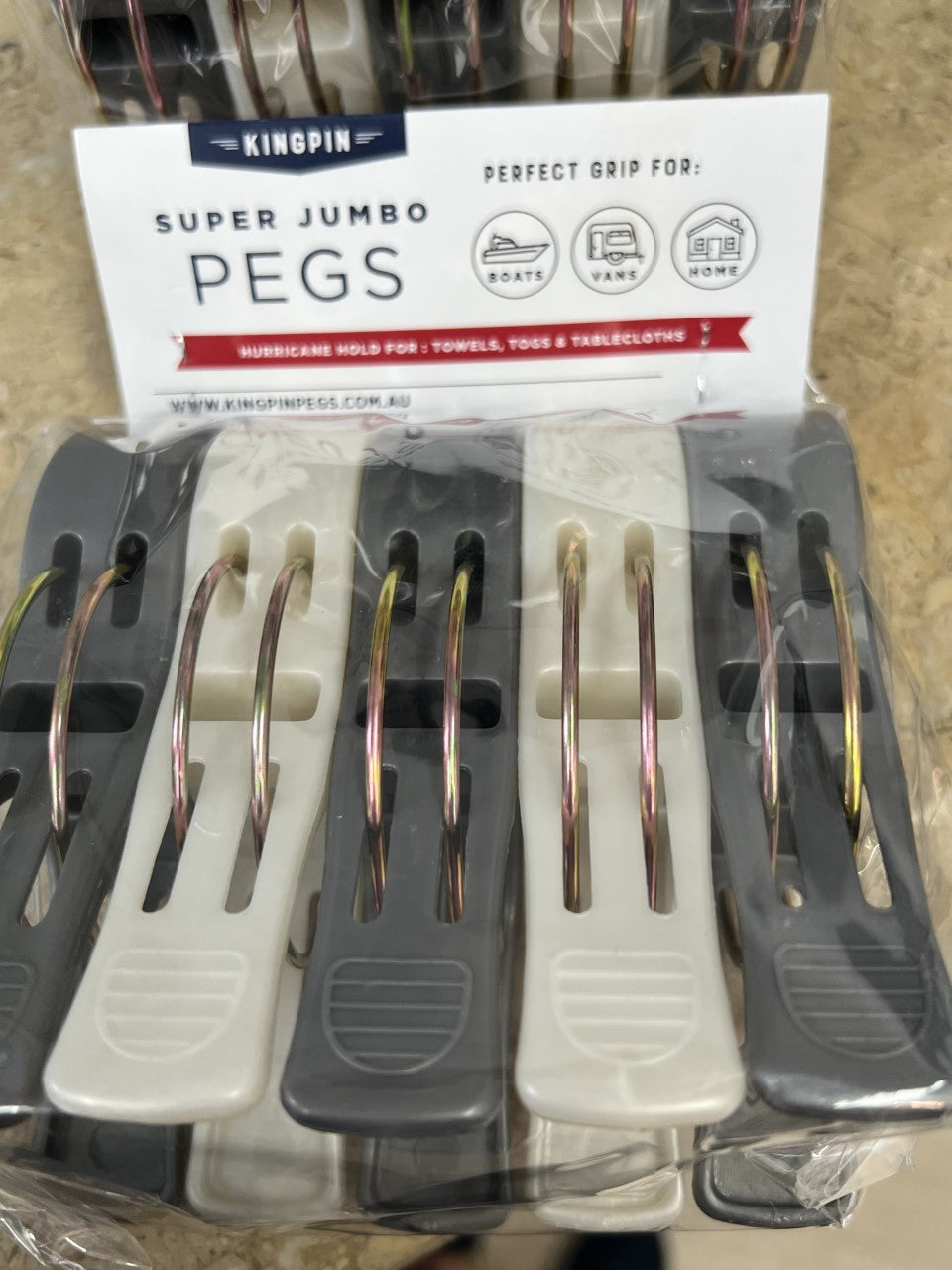 Super Jumbo Kingpin Pegs - Pack of 5 x 2
