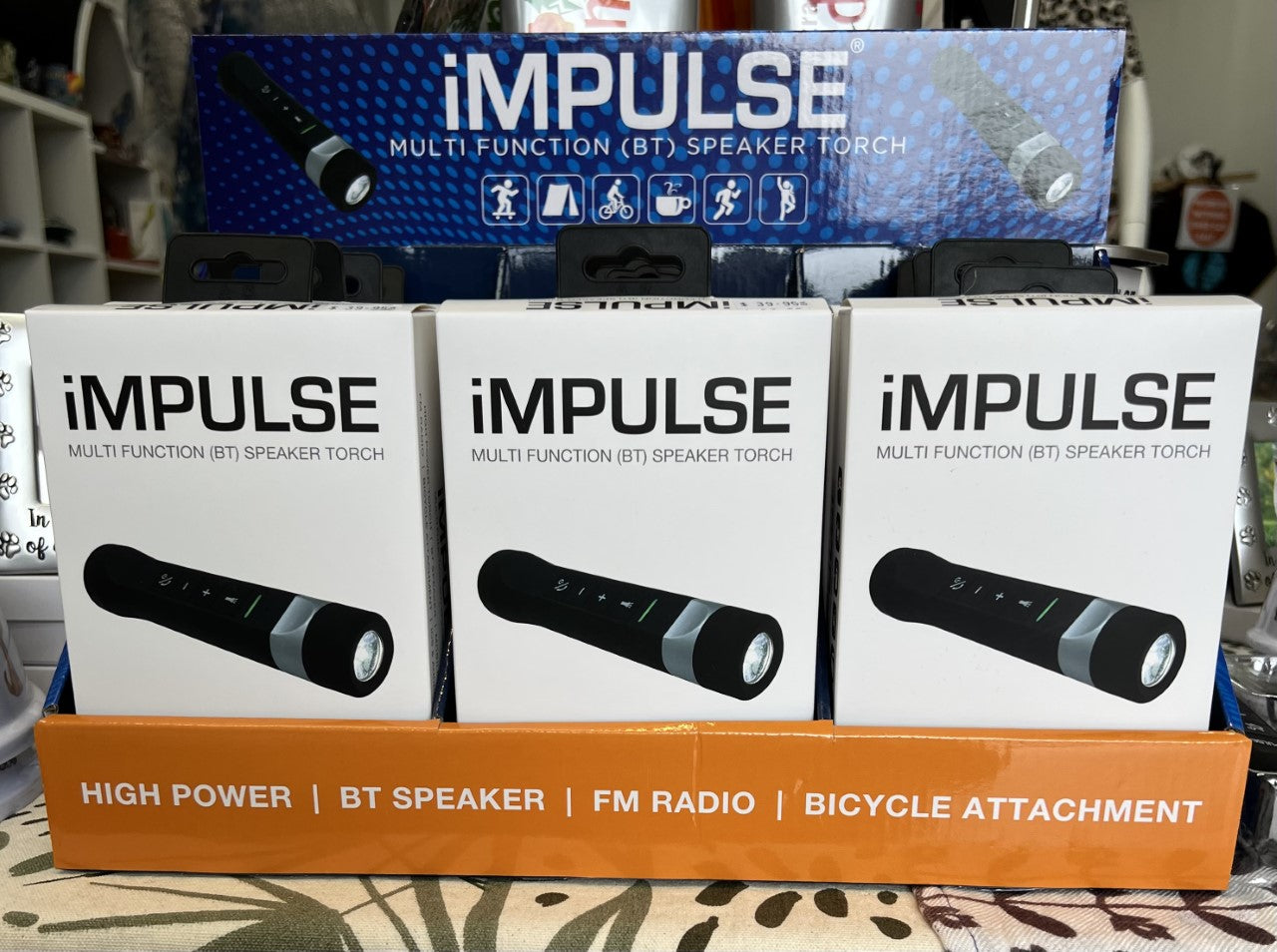 IMPULSE Multi Functional (BT) Speaker Torch