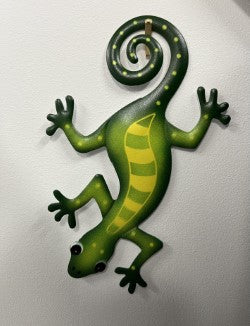 Iron Art Gecko Ornaments Metal Lizard Art Sculpture